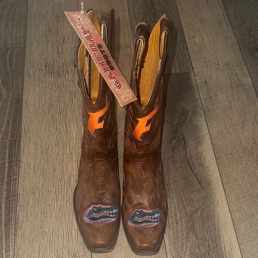 FLORIDA GATOR Cowboy Boots GAMEDAY MENS 9 1/2 women’s 10 1/2